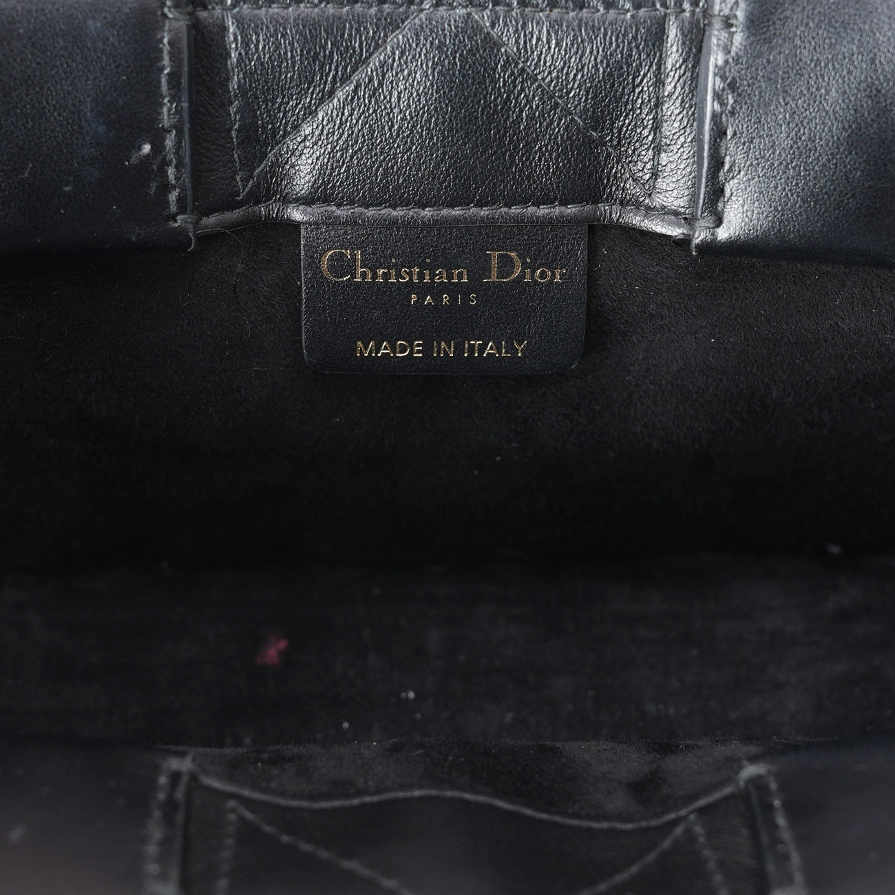 CHRISTIAN DIOR(USED)디올 레더 북토트 미니